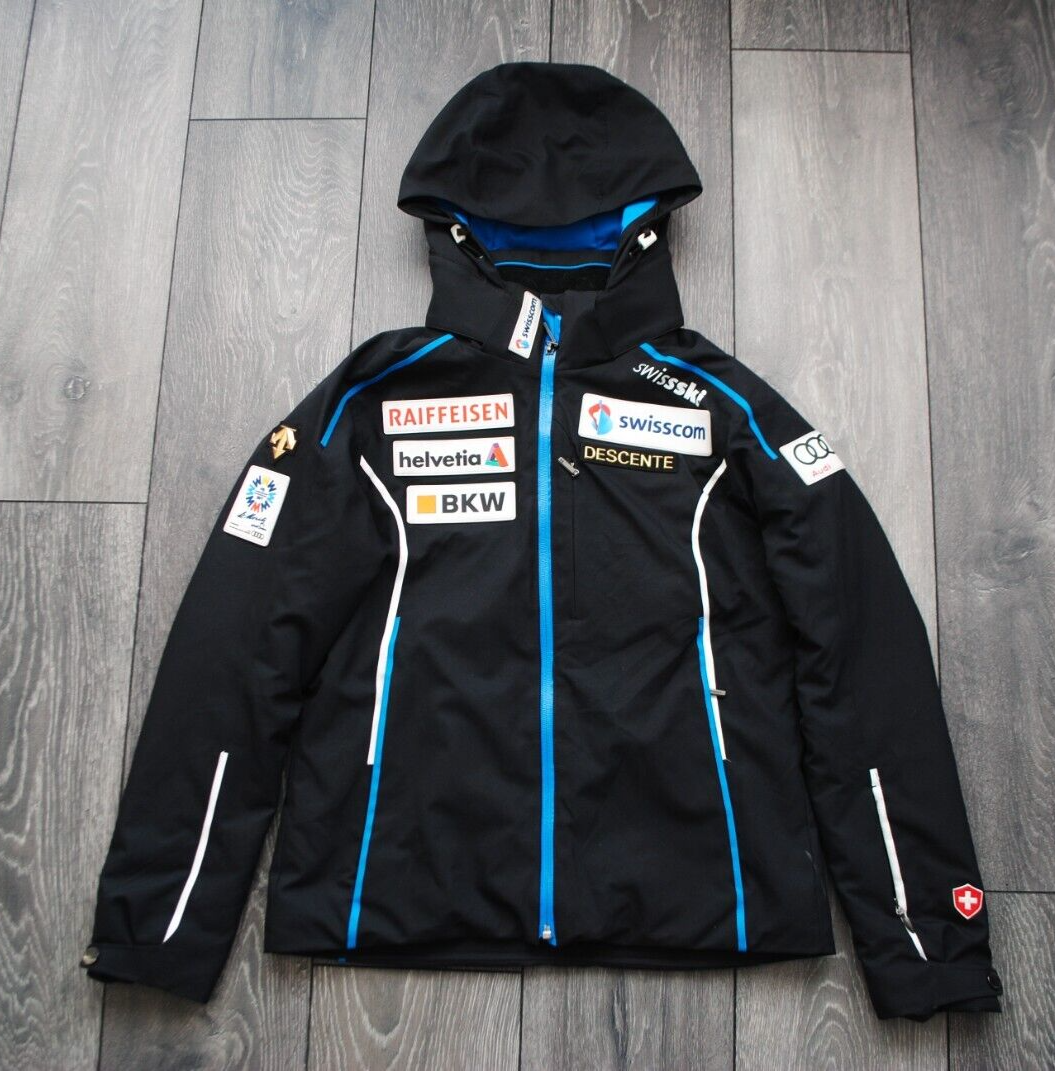 a 極美良品 デサント Swiss Ski Team モデル ジャケット a 極美良品 デサント Swiss Ski Team モデル ジャケット