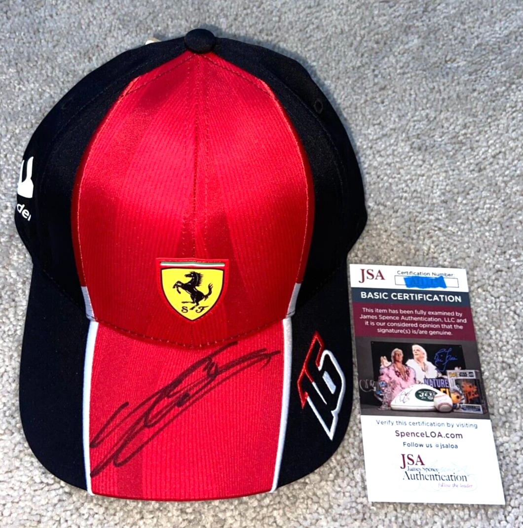 CHARLES LECLERC SIGNED OFFICIAL PUMA FERRARI FORMULA ONE F1 CHARLES LECLERC SIGNED OFFICIAL PUMA FERRARI FORMULA ONE F1