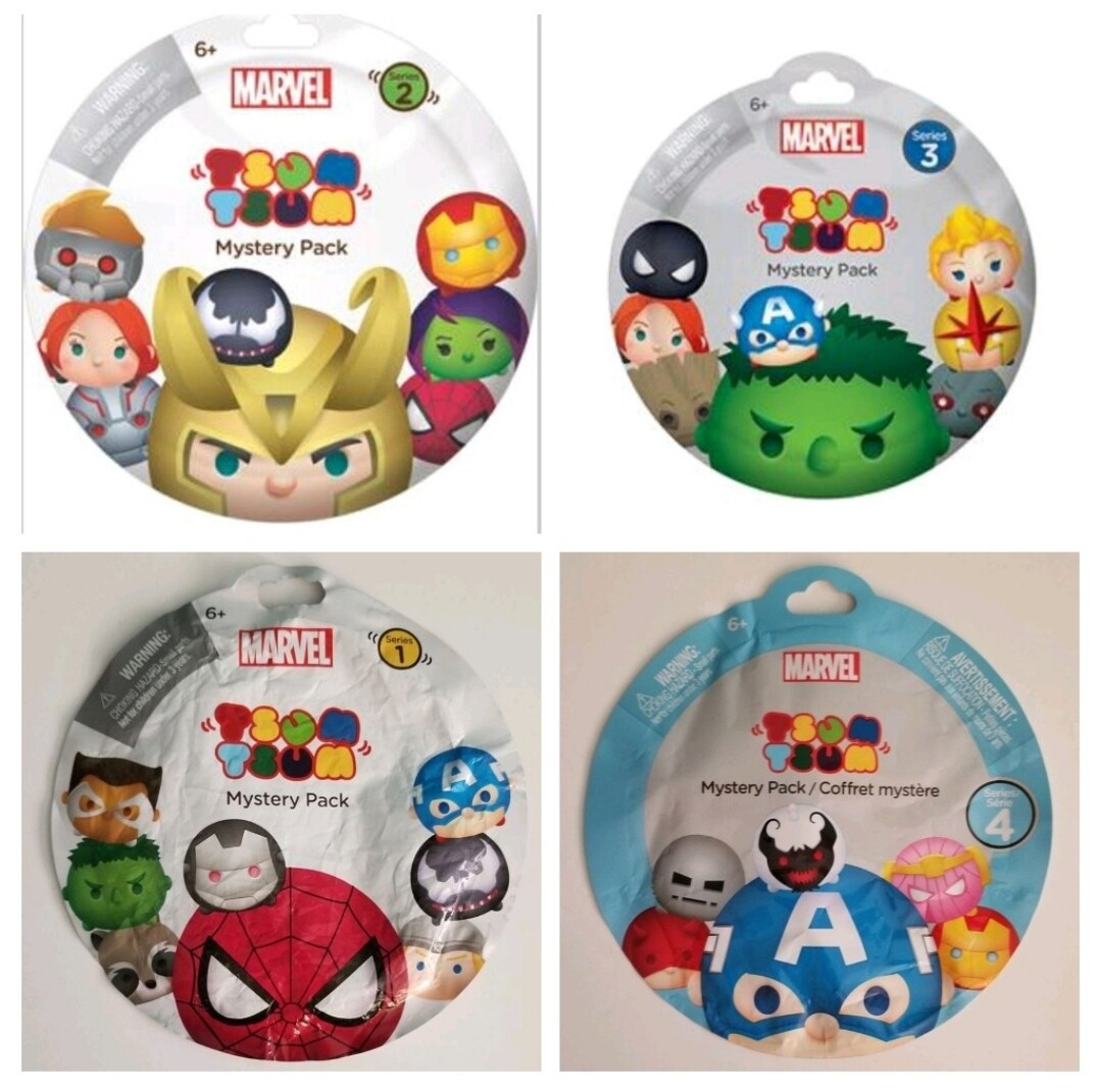 TSMU TSMU✨MARVEL✨ディズニーツムツム✨MysteryPack Marvel TSUM TSUM Mystery Pack Series 1 Mini Figures w