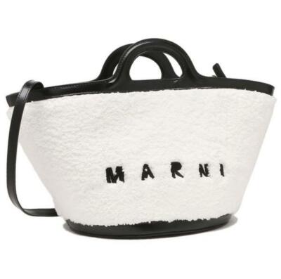 Marni Tropicalia 2Way Handbag Shoulder Bag Monochrome With