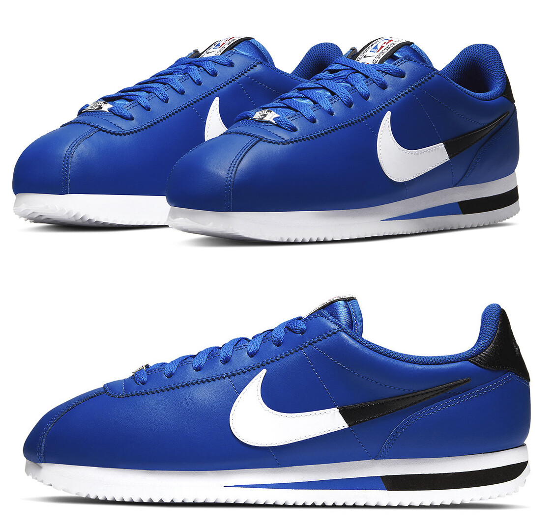 signal blue nike cortez