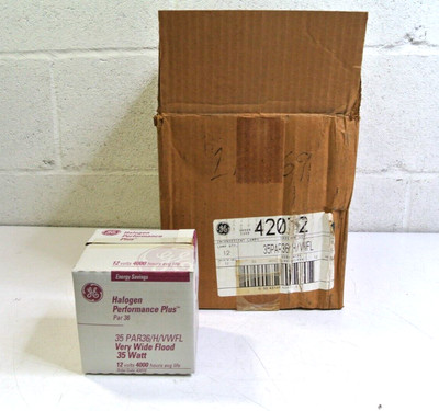 12 GE Halogen Performance Plus Par 36 35 par36/h/vwfl very wide flood 35w 12v