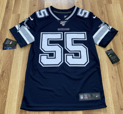 NEW NIKE DALLAS COWBOYS LEIGHTON VANDER ESCH VAPOR LIMITED JERSEY 100 LOGO SZ S 