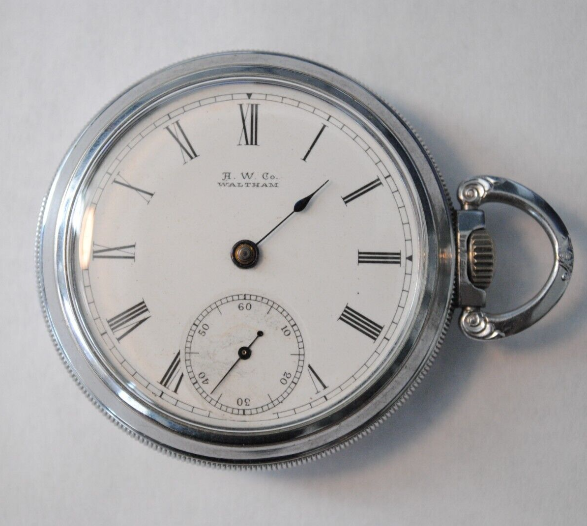 Vintage Waltham A.W.Co Pocket Watch | eBay