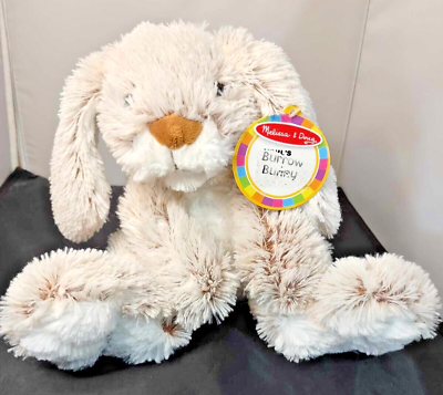 Melissa and Doug Burrow Bunny Rabbit Soft Plush Stuffed Animal 10