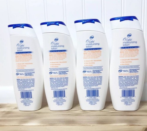 Dial 7 Day Moisturizing Lotion Omega Moisture - 12 fl oz - Lot of 4