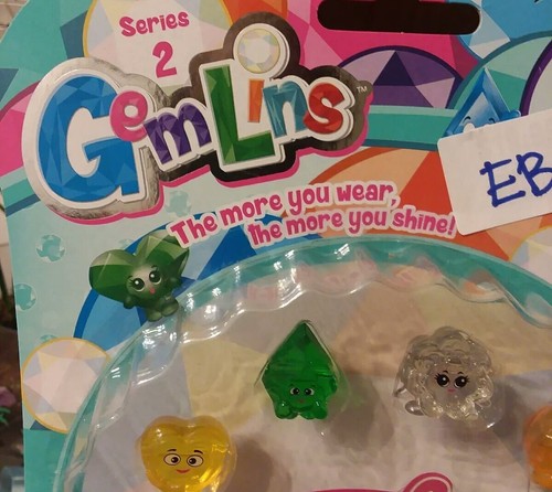 Series 2 Gemlins  Charm Necklace Kit - 1 Lanyard, 8 Mini Beads & 10 Gemlins