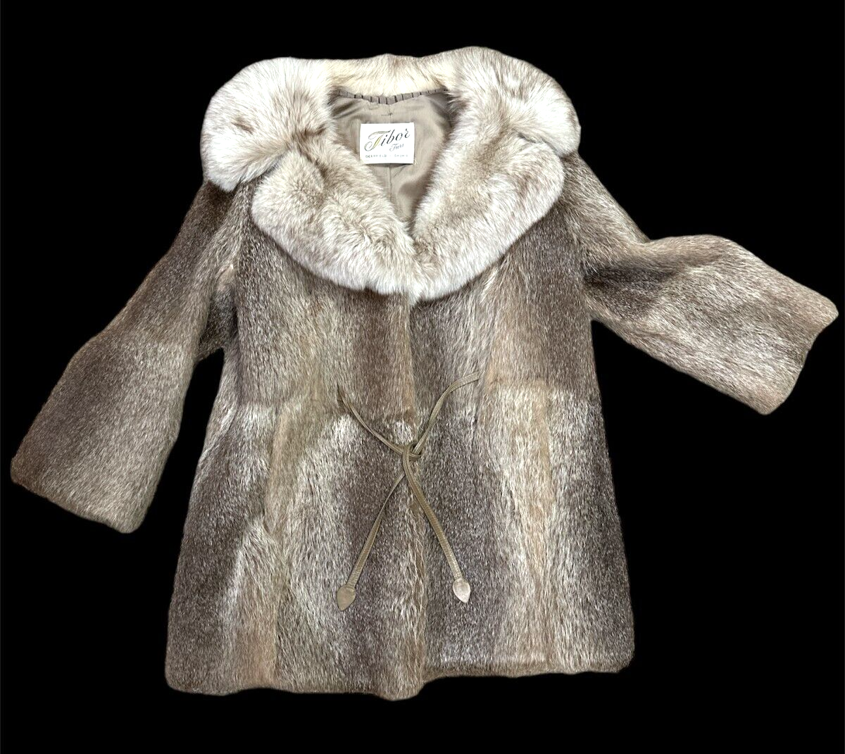 M me eme／Ribbon fake fur coat(eme10374) | 2024AW ITEM | Mmeeme