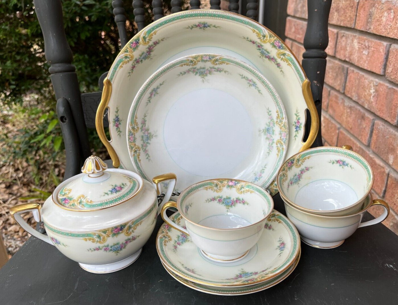 波*鳥様 ノリタケ　Noritake THE GINZA 大5枚　中2枚　ザ　ギ Y50020/4559-3 NORITAKE ノリタケボーンチャイナ THE GINZA 27