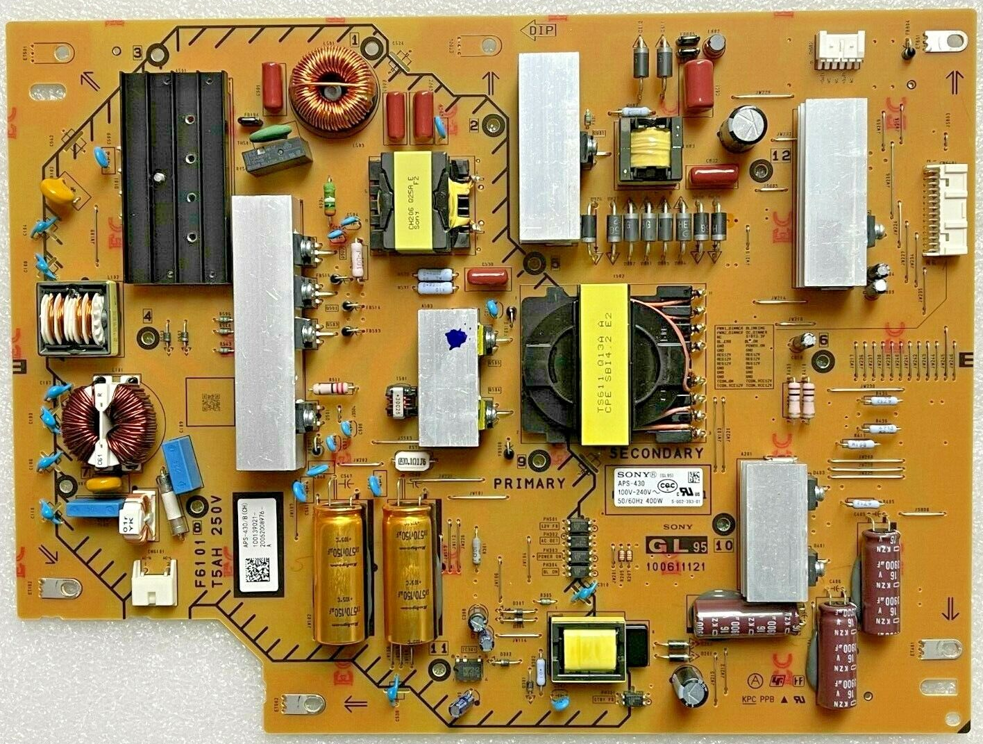 Sony KD-65X75CH KD-65X750H GL95 Power Supply / LED Driver 1-001-390-21 / APS-430 Sony KD-65X75CH KD-65X750H GL95 Power Supply / LED Driver 1-001-390-21 / APS-430