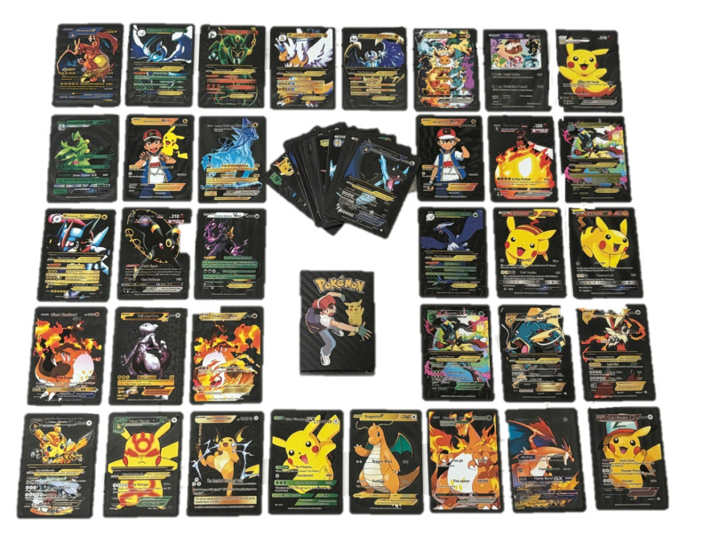 Ultra rare Pokemon Card Foil Black PACK 55 CARDS TCG GX Vmax GX