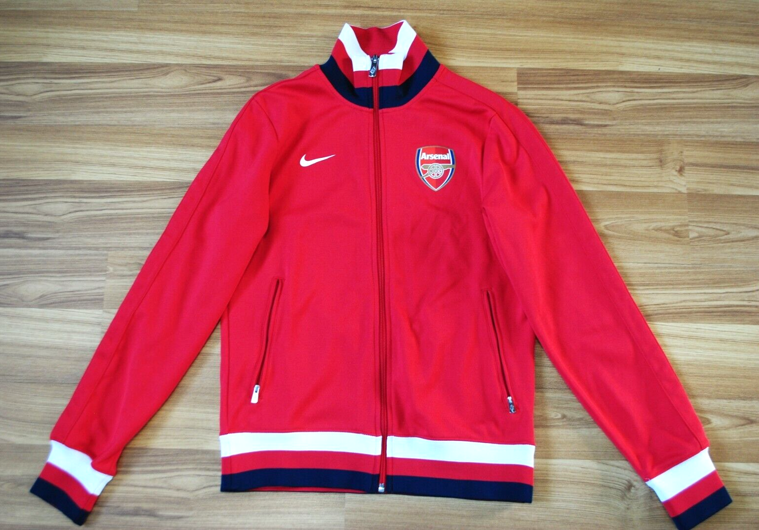 デットストック　arsenal NIKEオフィシャルコーチジャケット NIKE MEN'S ARSENAL FOOTBALL CLUB AUTHENTIC N98 TRACK TOP