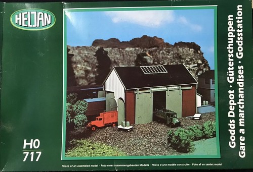 Heljan #717 HO Scale ~ Godds Train Depot Building Kit ~ New Heljan #717 HO Scale ~ Godds Train Depot Building Kit ~ New