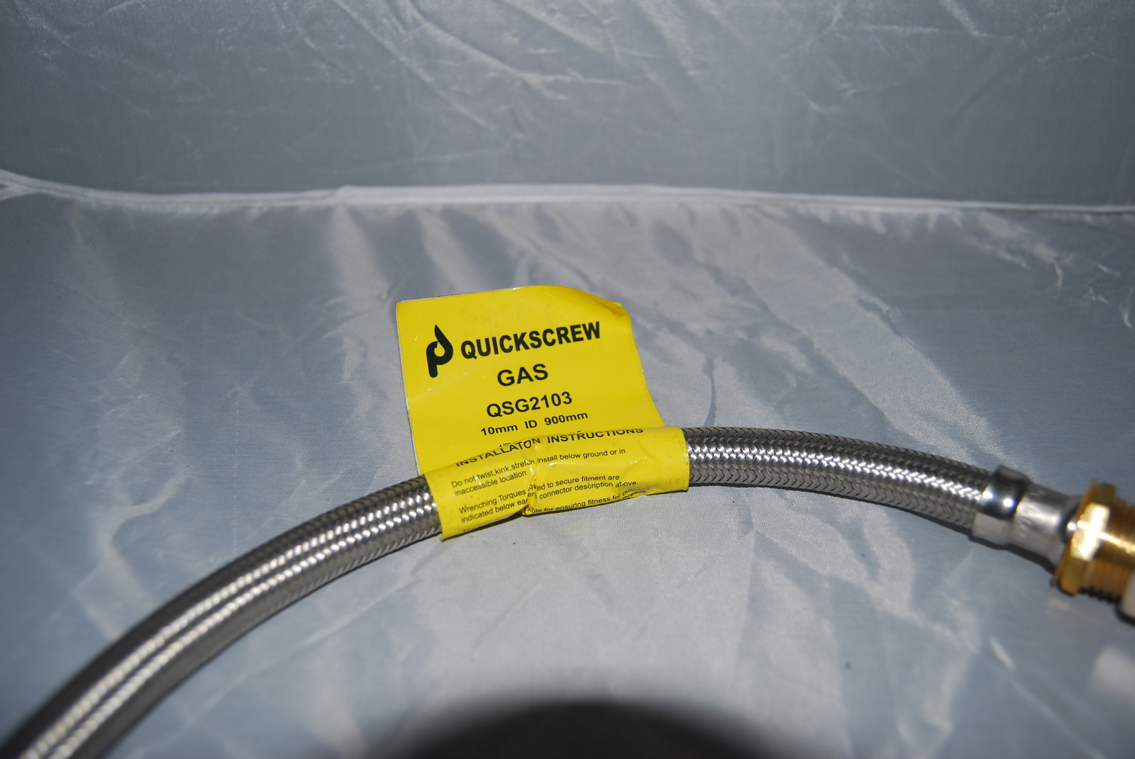 1/2" Flexible Gas Hose 900mm Male and Female stainless steel