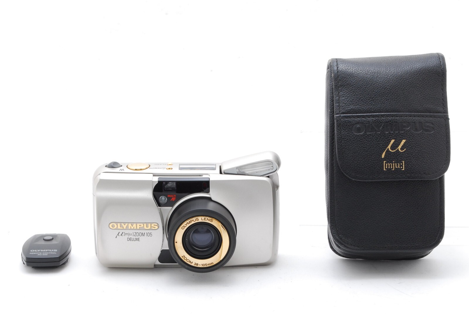 MINT w/Case】 Olympus μ mju Zoom 105 Deluxe Point & Shoot