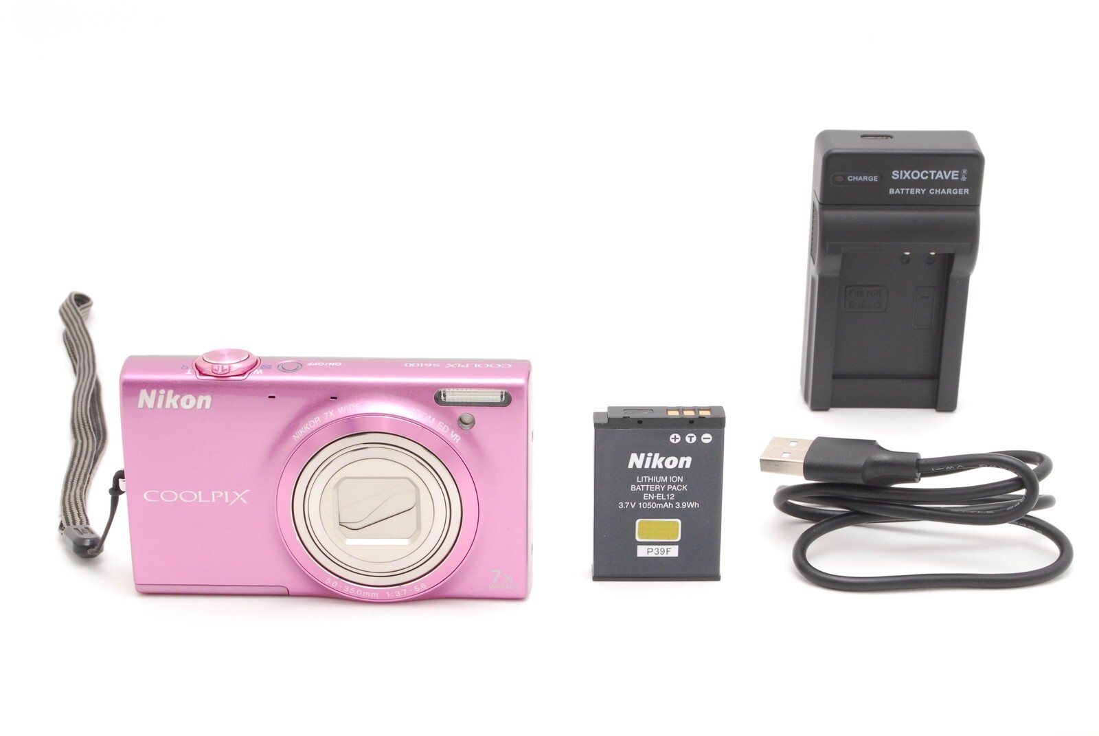 Nikon COOLPIX S6100 ピンク MINT-】Nikon COOLPIX S6100 16.0MP Compact Digital Camera