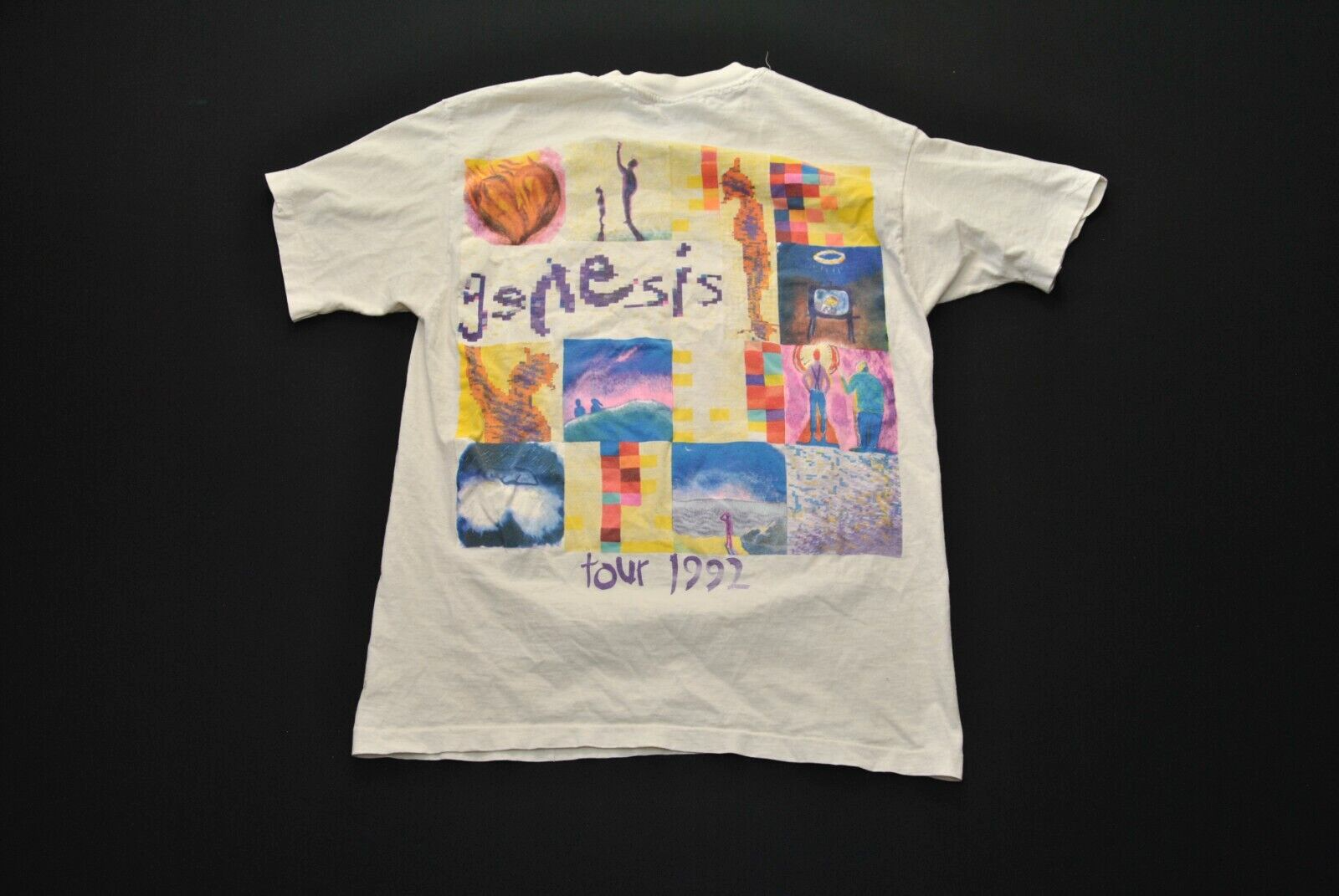 Genesis Tour 92 Tシャツ Stained VTG Genesis Tour 1992 Concert Shirt Phil Collins 90s