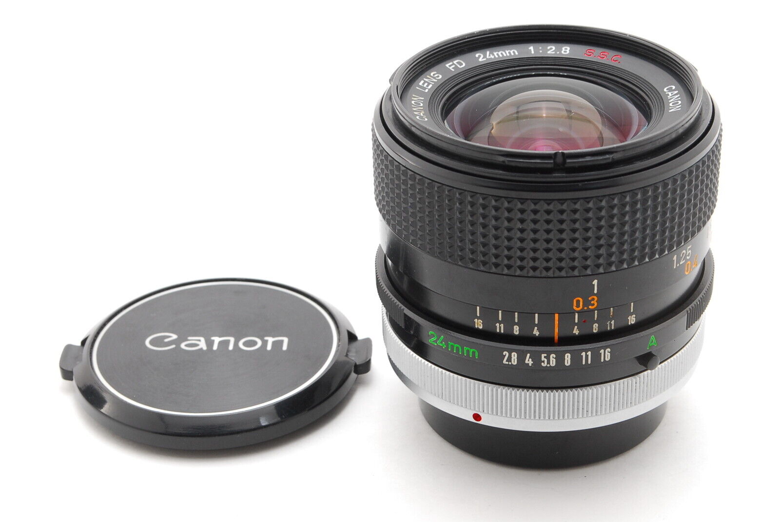 NEAR MINT】 Canon FD 24mm F2.8 S.S.C. Wide Angle MF Lens for NEAR MINT】 Canon FD 24mm F2.8 S.S.C. Wide Angle MF Lens for