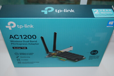 TP-Link Archer T4E AC1200 Wireless Dual Band PCIe Wifi Adapter New Open Box