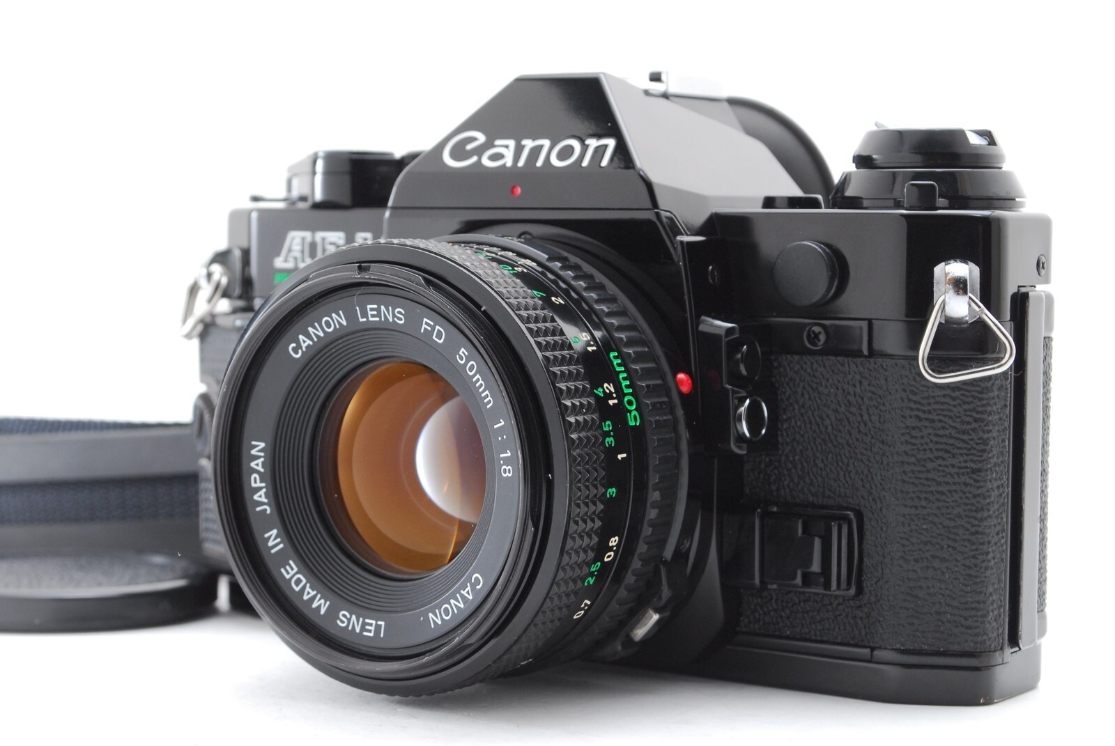 【完動品】Canon AE-1 PROGRAM + FD 50mm F1.8 Canon AE-1 Program 50mm FD f/1.8 with Power Winder – Film