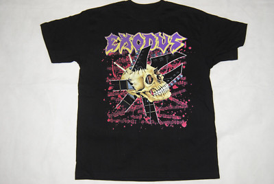 Exodus Band Black T-Shirt Cotton Full Size Unisex S-5XL TH285