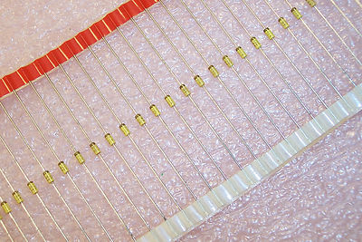 QTY (100) BZX79C51 PHILIPS DO-35 51V 500mW AXIAL VOLTAGE REGULATOR DIODES   