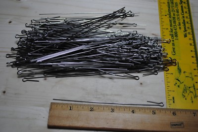 LOOPED STAINLESS STEEL LURE SHAFT WIRE FORM .035 X 10/" MAKE /"SPINNERS/" 25 PCS