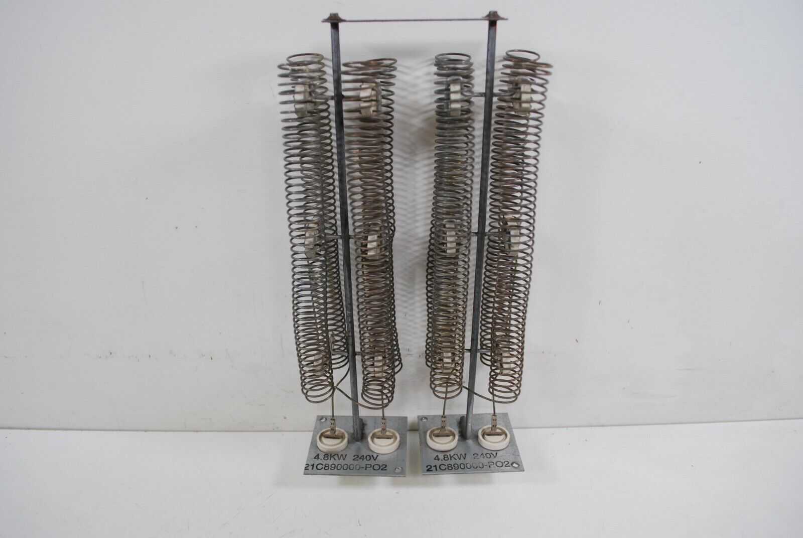 Set of Trane 21C890000-P02 Heating Elements, Each rated 4.8 Set of Trane 21C890000-P02 Heating Elements, Each rated 4.8