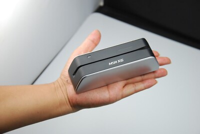 MSR X6 Swipe Card Reader Writer 3-Track USB MSRX6 Compatible w/ MSR206 MSR605...
