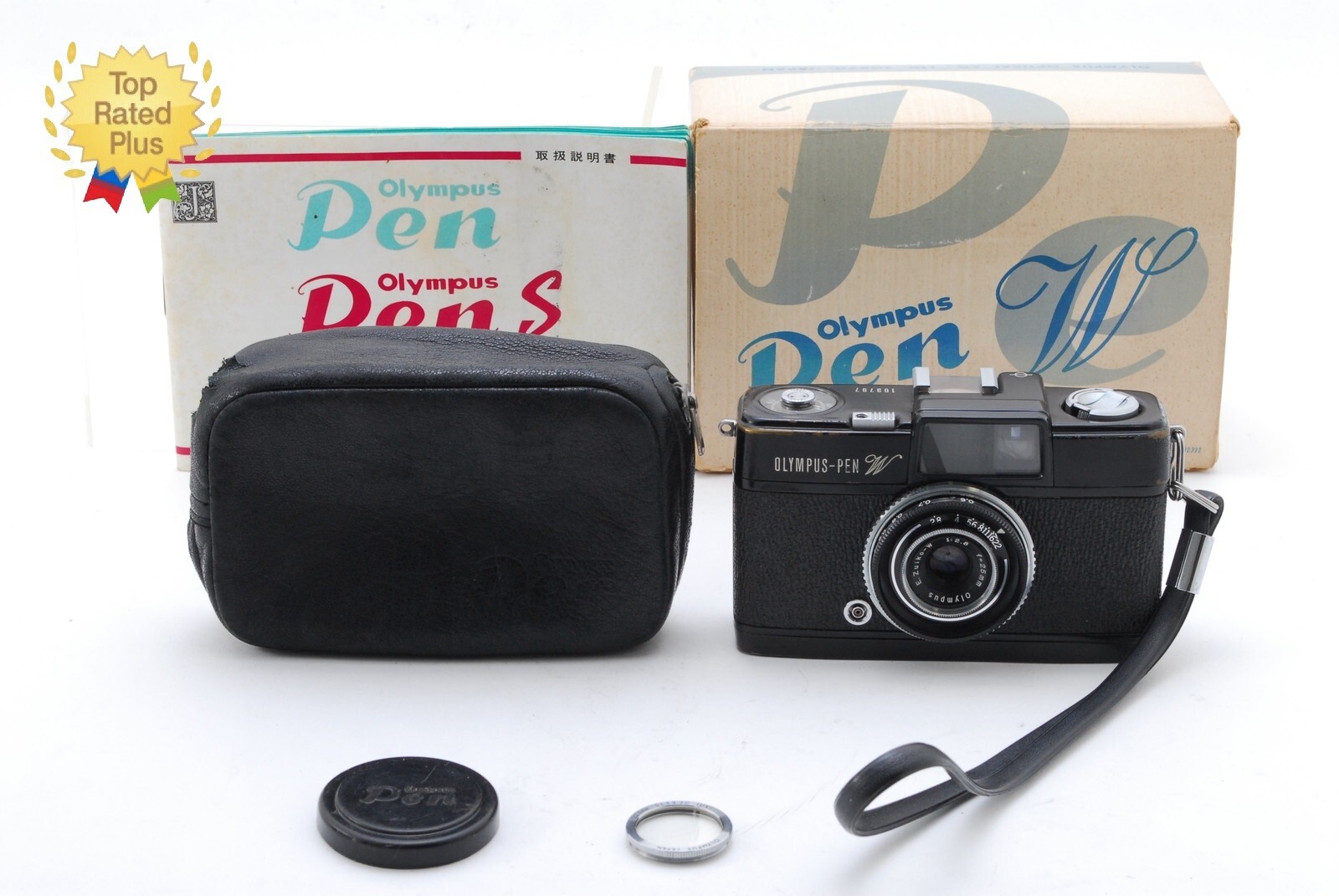EXC+5 in Box] Olympus Pen W Wide Half Frame Camera 25mm F2.8