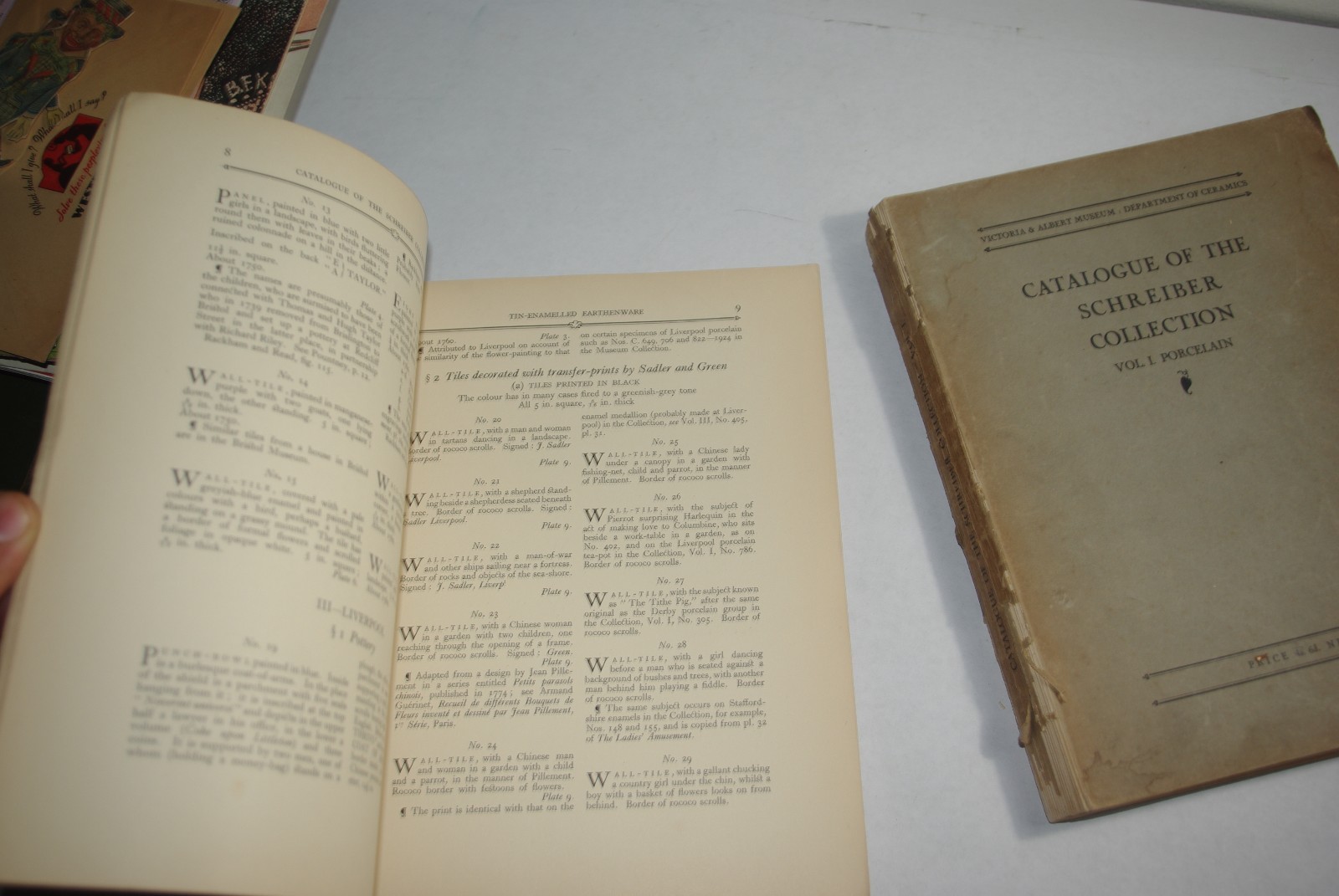 1931 Catalog of the Schreiber Collection Vol I II Victoria & Albert Museum