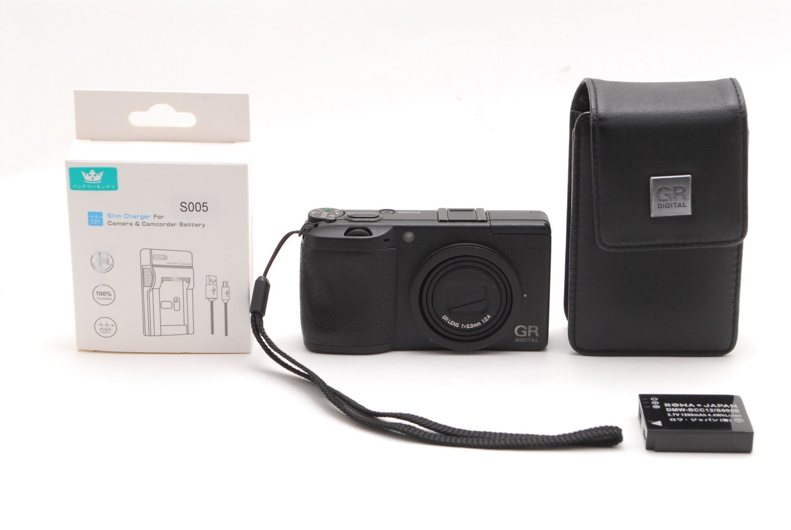 Near Mint w/Case】Ricoh GR Digital II 10.1MP Compact Camera