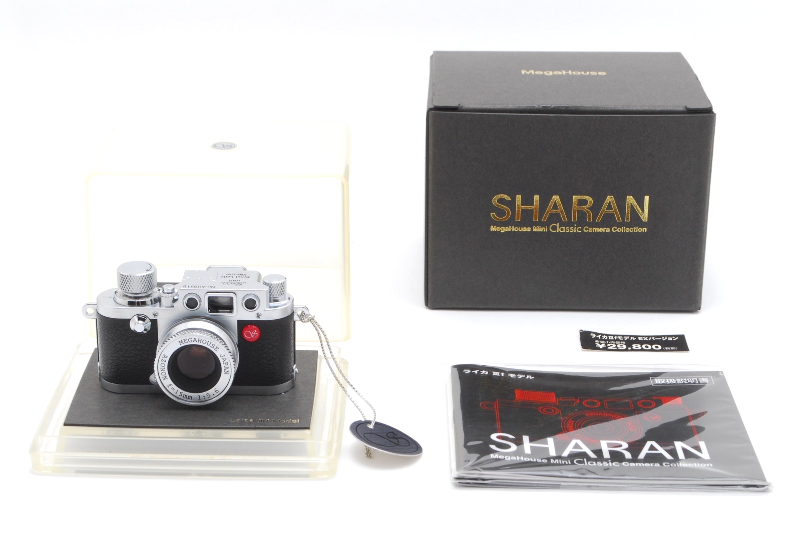 MegaHouse Sharan ミニカメラ Leica IIIf Model UNUSED】SHARAN Leica IIIf Model MegaHouse Miniature Minox