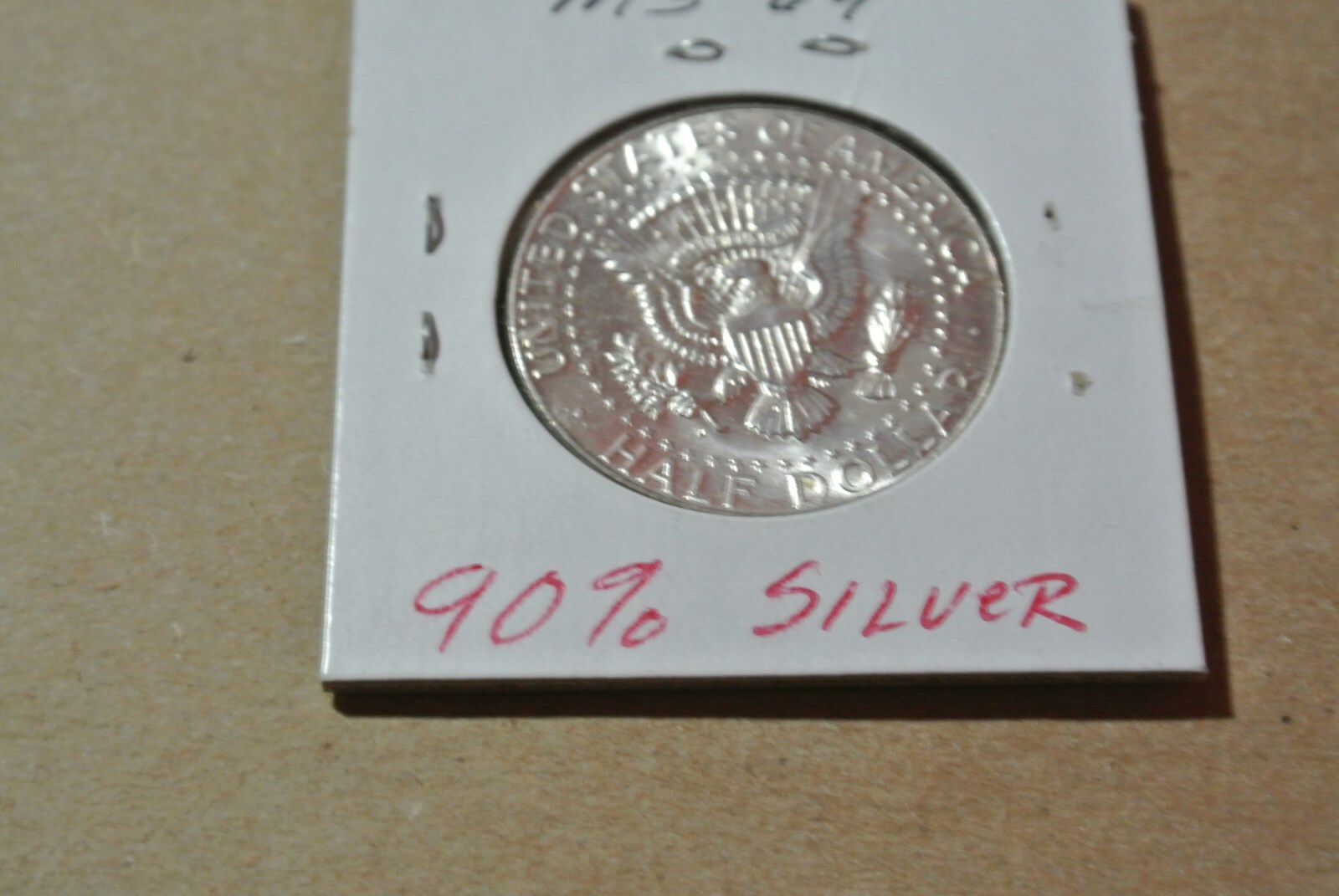 1964-D Double Die Obverse Kennedy HALF DOLLAR 90% SILVER