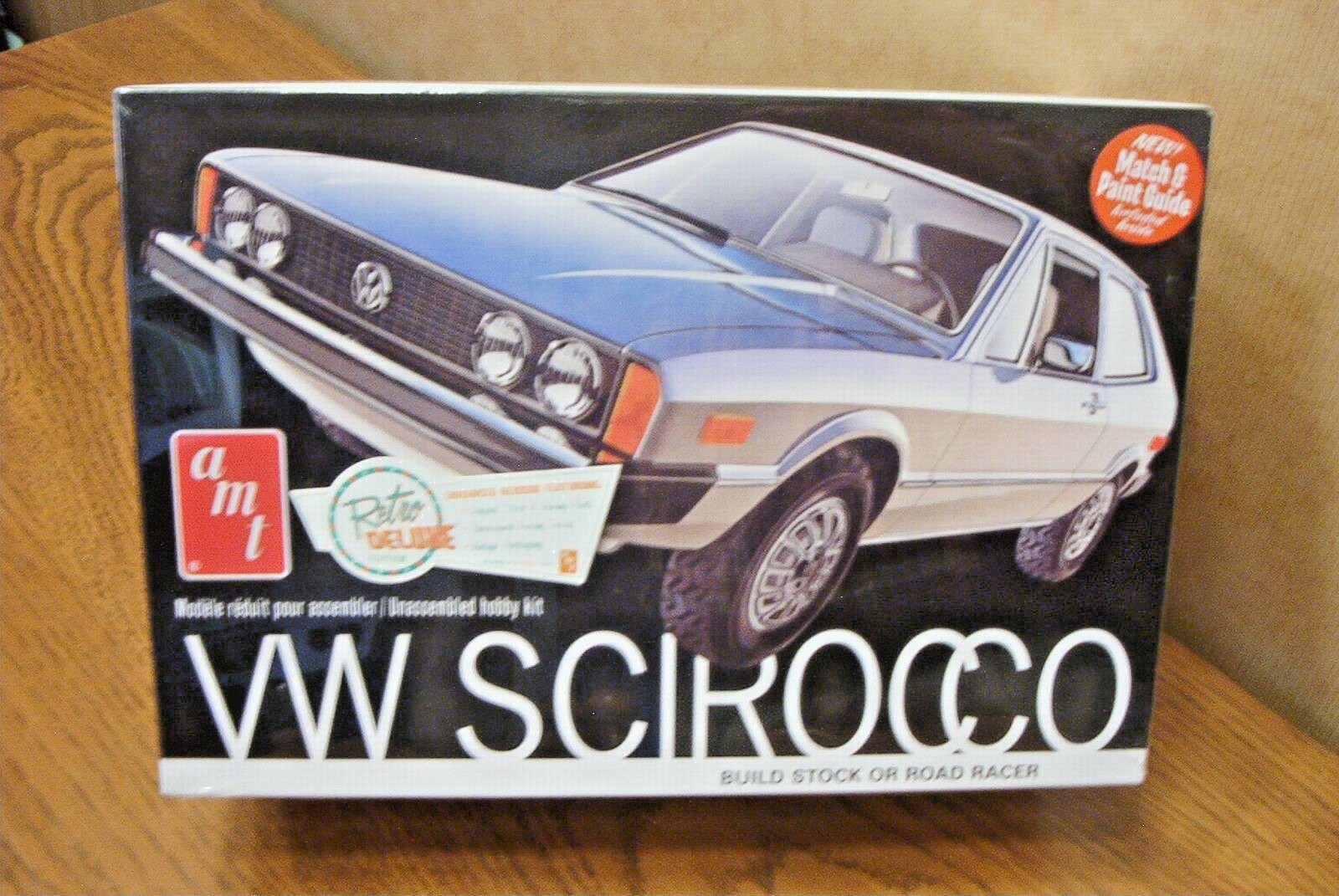Volkswagen 1/25 モデルキット AMT VW SCIROCCO 1/25 Scale Model Kit - Build Stock or Road