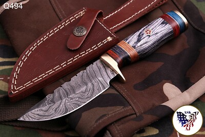 Damascus Steel Bowie Knife