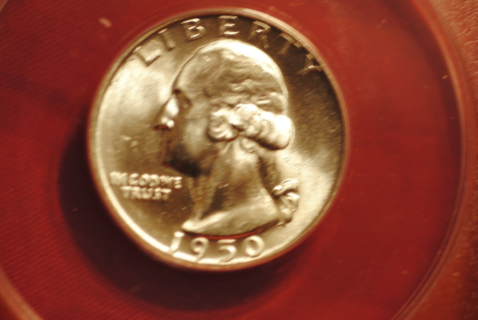 1950 D Washington Quarter MS 65 ANACS.