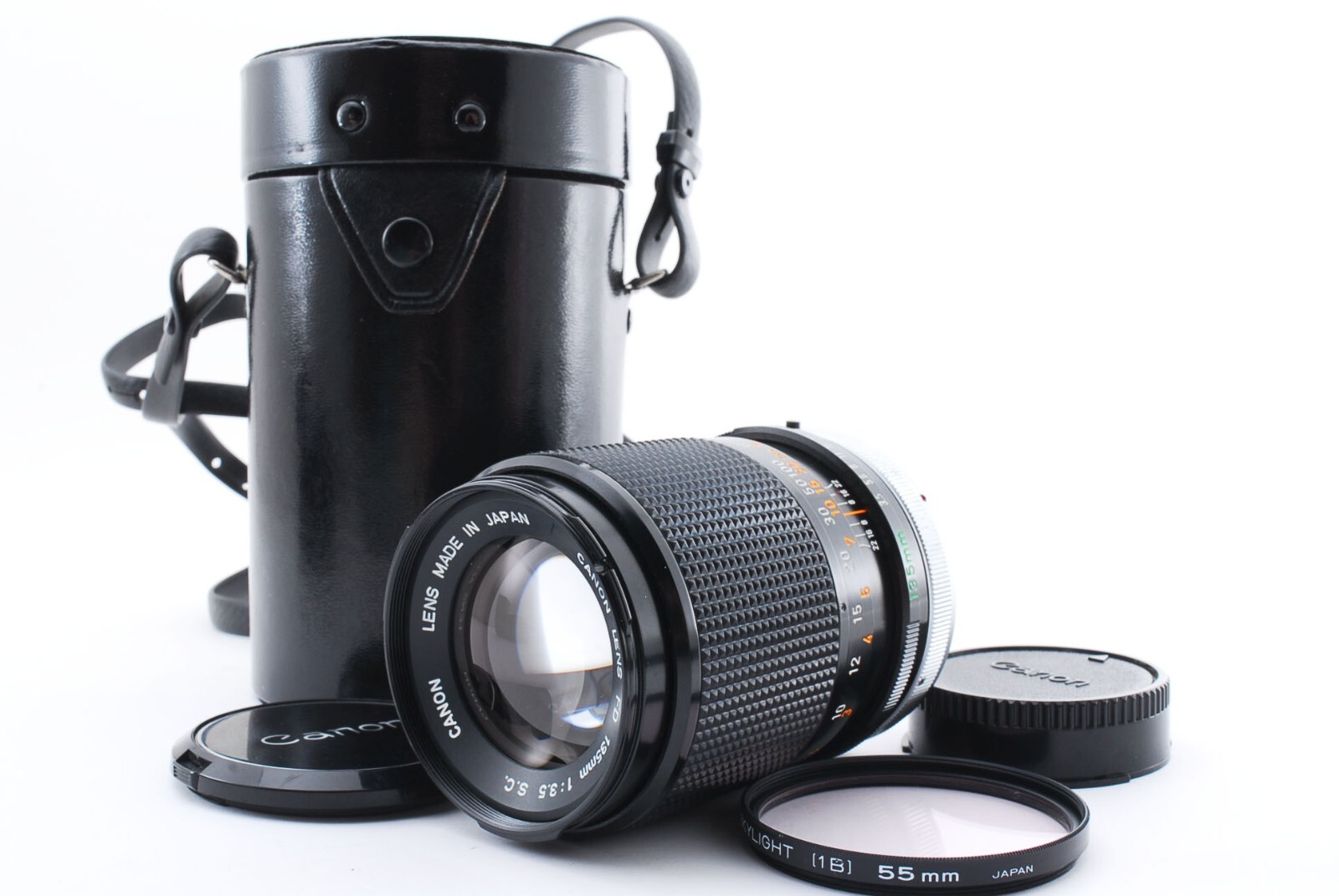 canon lens 135mm FD 1 2.5 kenko保護レンズ付き Canon 135mm f2.5 - Lens – Kamerastore