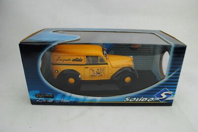 1:18 Solido 8424.01 Renault Juva 4 Solido 1952 Amarillo Rareza