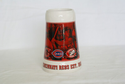 Cincinnati Reds Beer Stein 1 Liter Ceramic 2012 SGA with original box