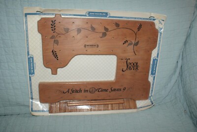 June Taylor Wooden Spool Saver Vintage Sewing Machine Cut Out New Fast Shipping