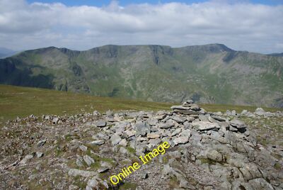 Photo 12x8 Summit cairn on St Sunday Crag Bridgend/NY3914 The Helvellyn r c2014