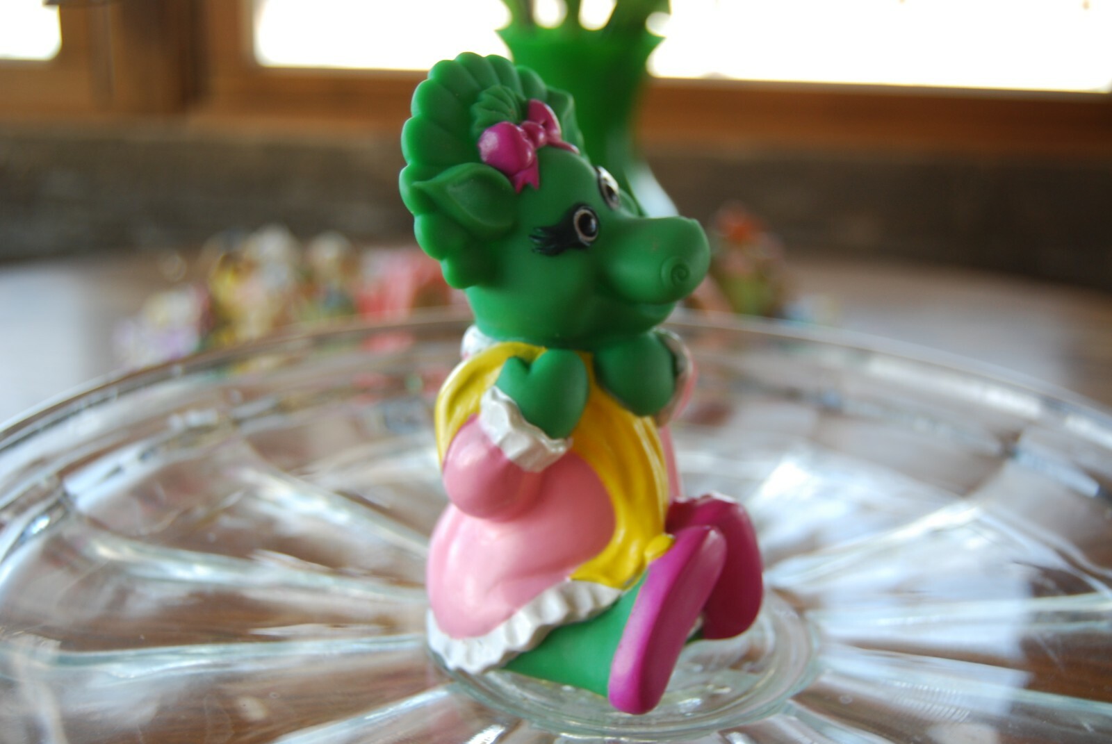 Vintage 1993 Lyons Group Baby Bop Barney and Friends Rubber Squeaky Toy