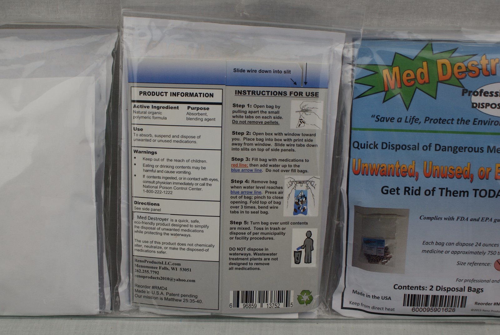 Med Destroyer Kit For Home Variety 3 pack 1C15