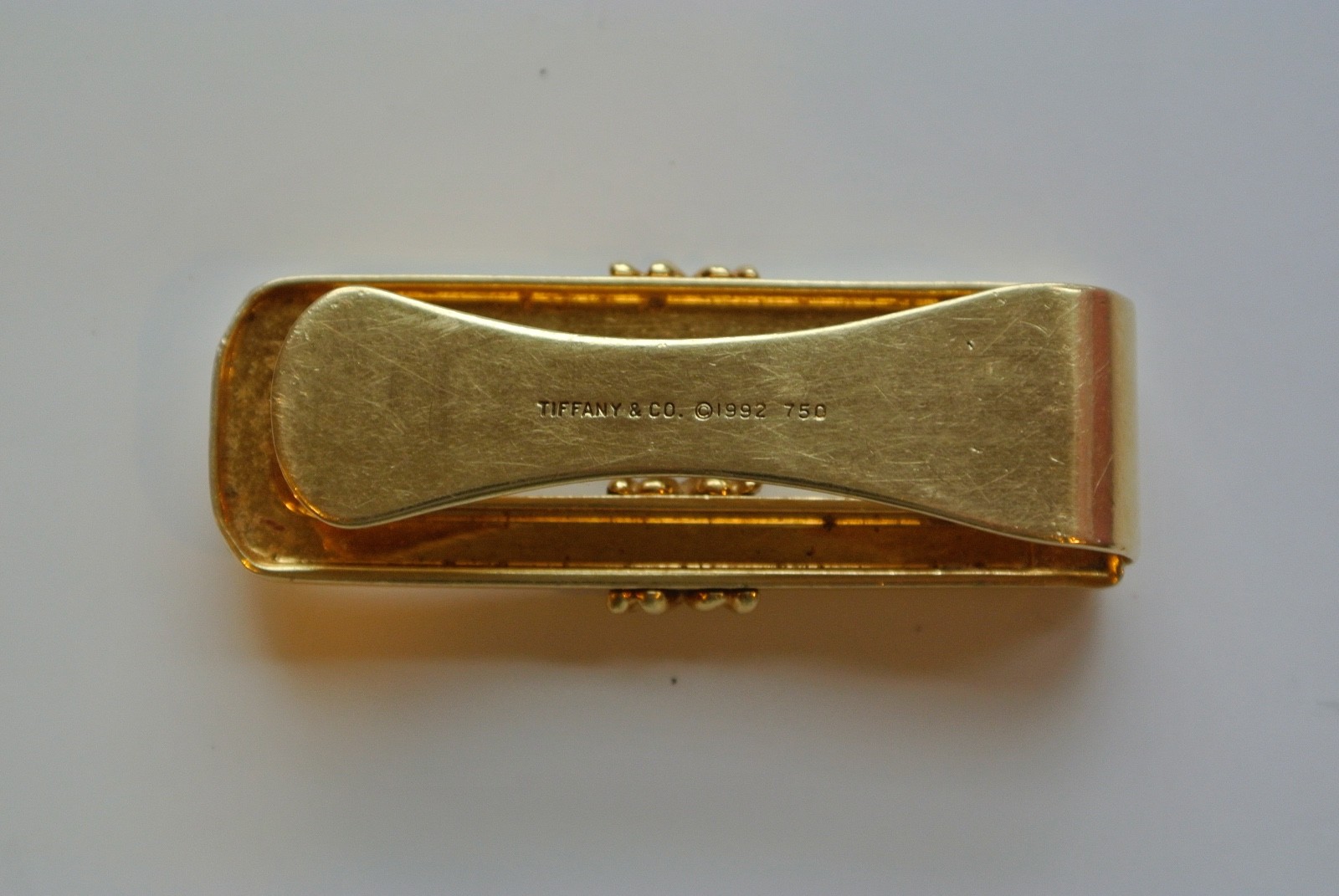 Authentic Tiffany & Company Jewelry Mens Money Clip 100% 18k Gold 750 $5000