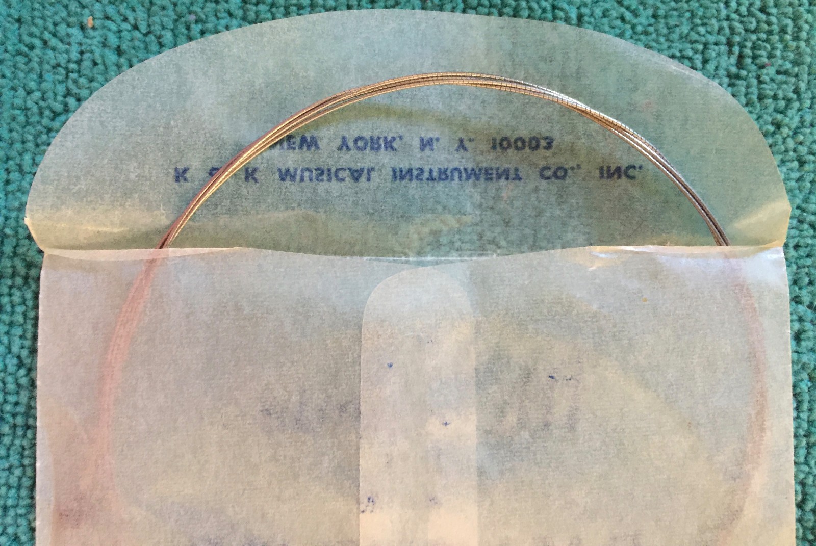 Ten (10) Vintage Melofonic Flat Wound Hi Fi Electric Guitar G, or 3rd, Strings