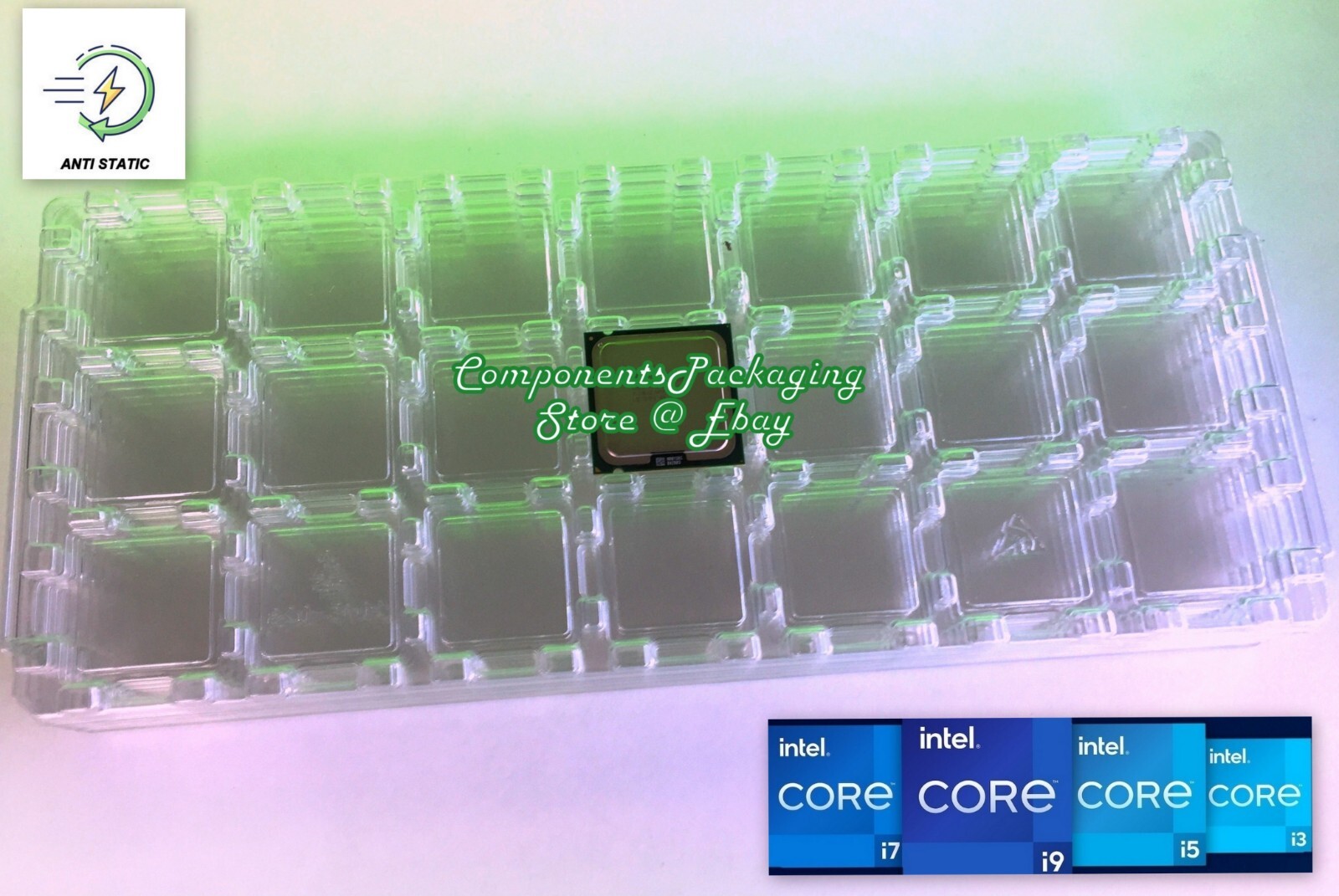 Intel Core i9 i7 i5 i3 CPU Tray for LGA1200 10th 11th Gen  - Lot of 2 5 12 18 30