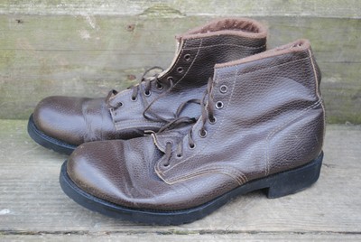 Vintage Brown Leather Prison Boots (Penn. Correctional Vintage Brown Leather Prison Boots (Penn. Correctional
