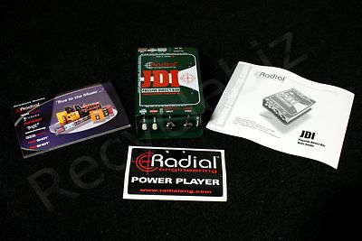NEW Radial Engineering JDI MK3 Jensen Transformer Equipped Passive Direct DI Box