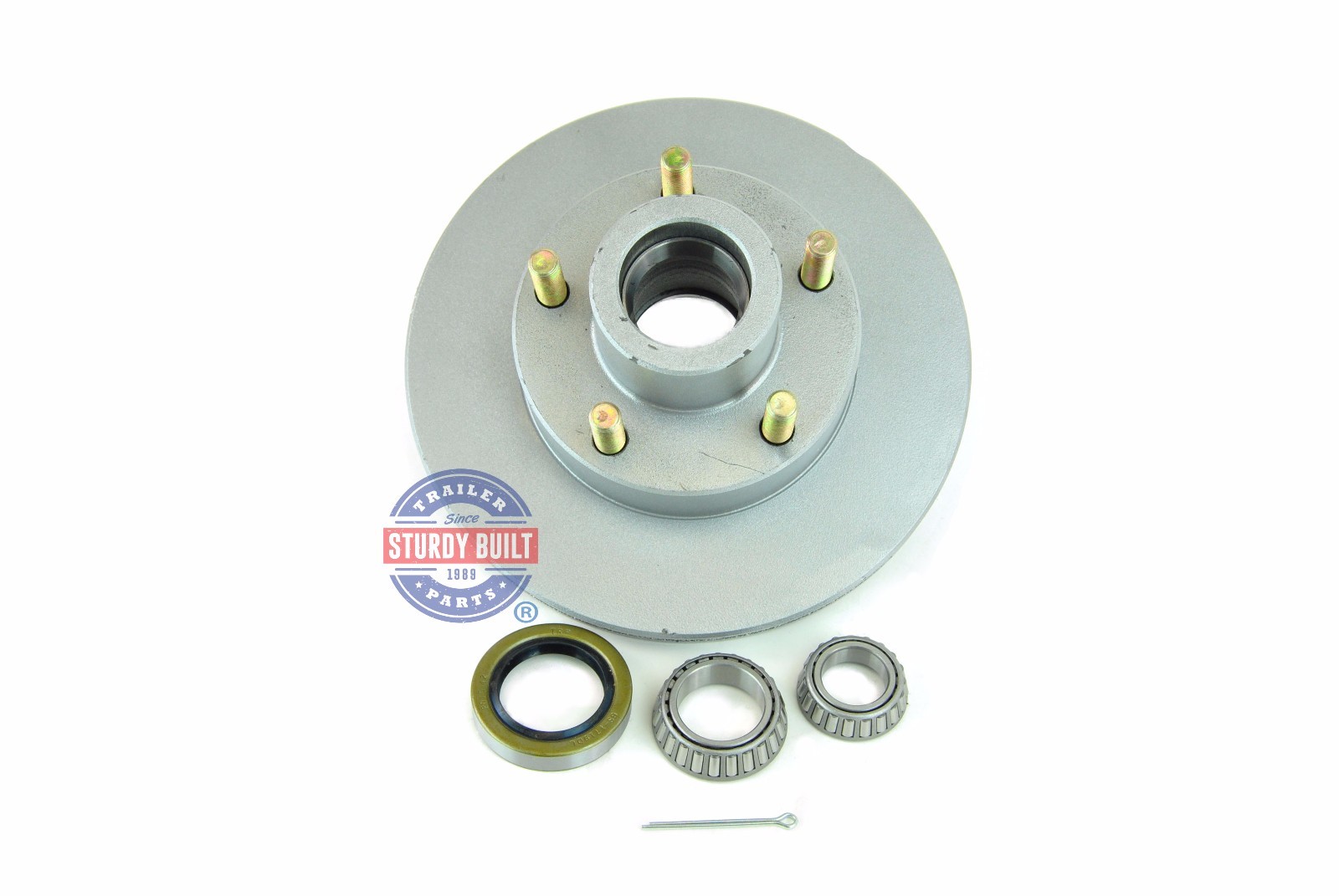 Tie Down Engineering Disc Brake Kit 9.6 inch Vented 5 Lug w/ Alum